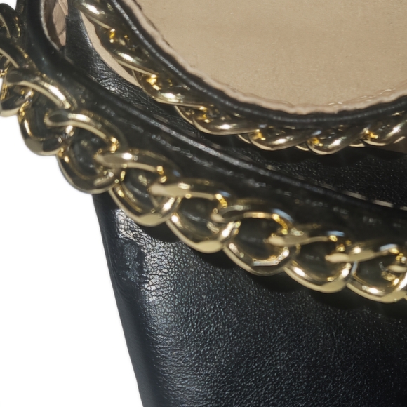 Nicole Miller Gold Chain Sandal - Picture 9 of 12